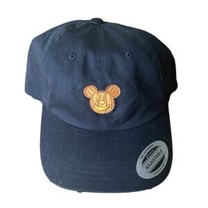 NWOT The Classics Yupoong Disney Mickey Rick-O Golf Dad Hat Cap Black Adjustable